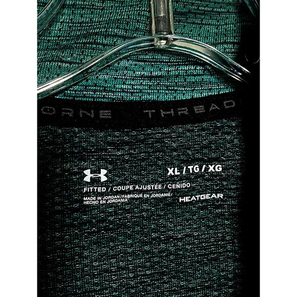 Under Armour Fitted HeatGear Quarter Zip Pullover Mens XL Athleisure Activewear - Picture 5 of 7